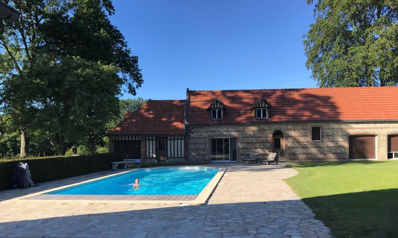 Clos Celeste - Campagne D Etretat Avec Piscine Et Spa (Adults Only) Ecrainville Bagian luar foto