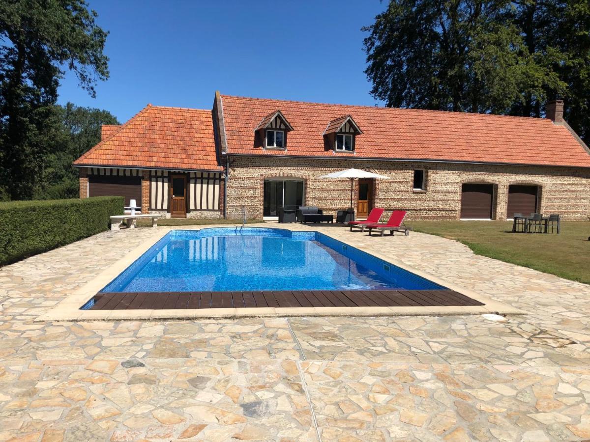 Clos Celeste - Campagne D Etretat Avec Piscine Et Spa (Adults Only) Ecrainville Bagian luar foto