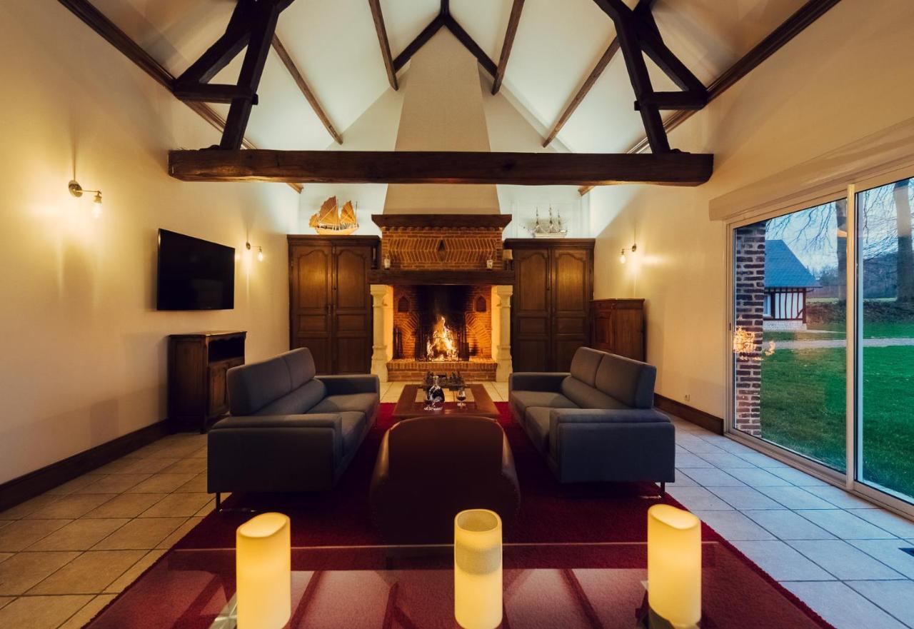 Clos Celeste - Campagne D Etretat Avec Piscine Et Spa (Adults Only) Ecrainville Bagian luar foto