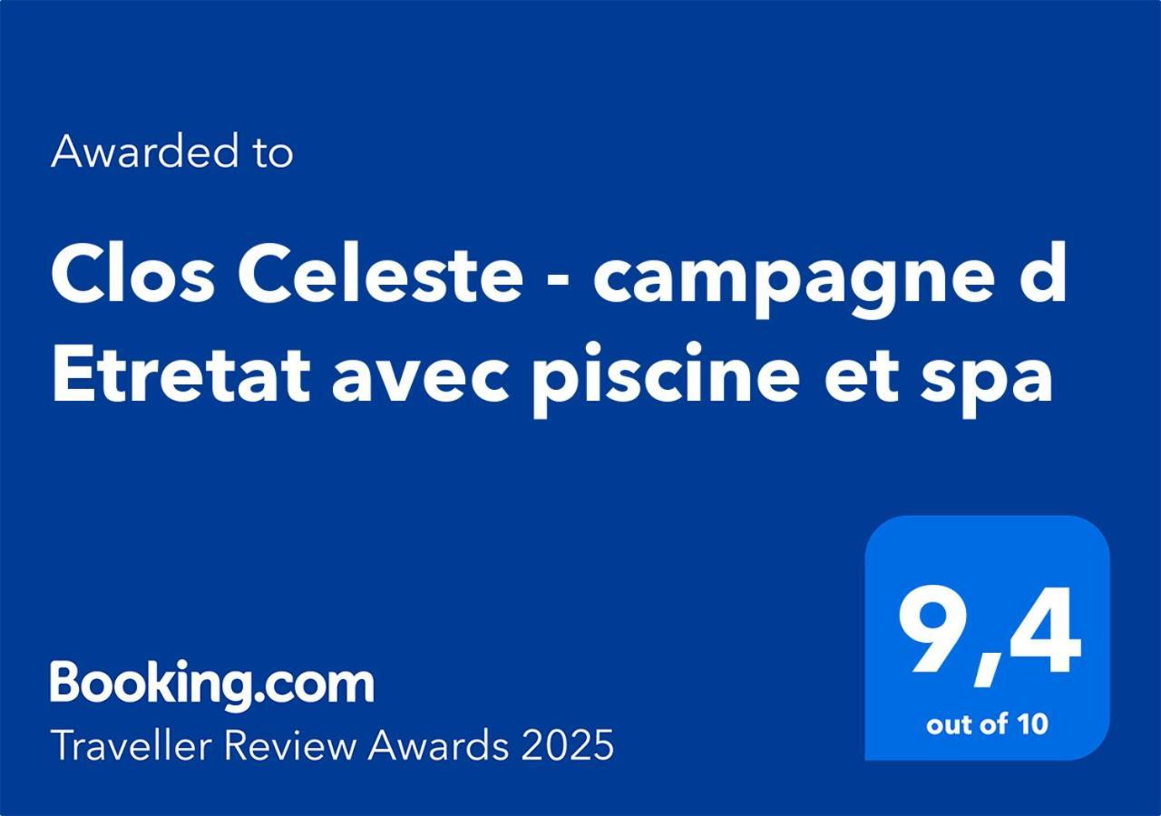 Clos Celeste - Campagne D Etretat Avec Piscine Et Spa (Adults Only) Ecrainville Bagian luar foto